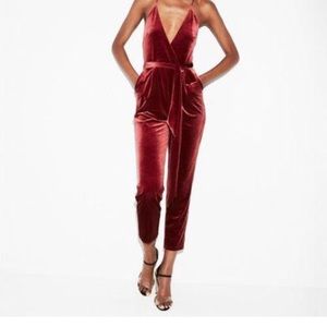 Suede jumpsuit